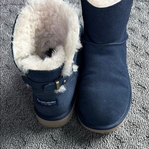 Koolaburra Navy Winter Boots